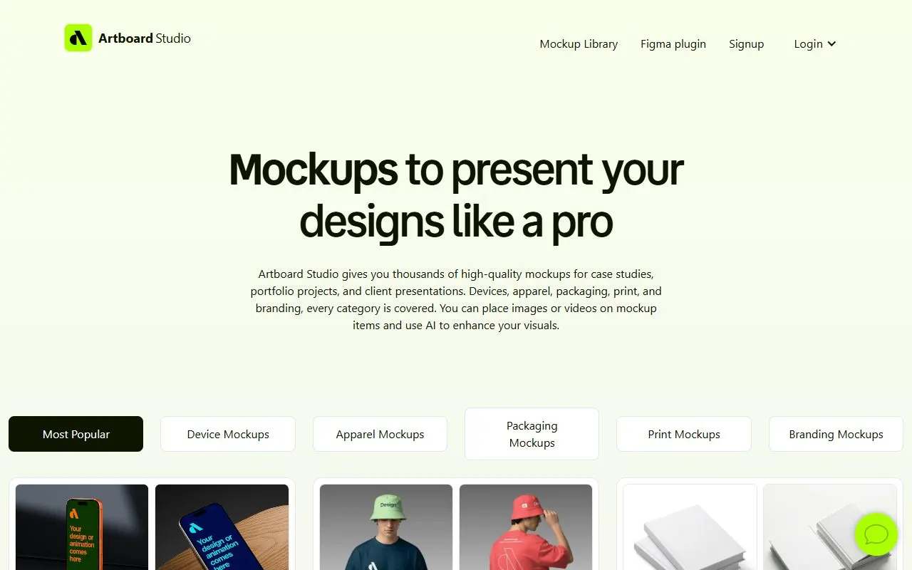 Miniatura do site Artboard Studio