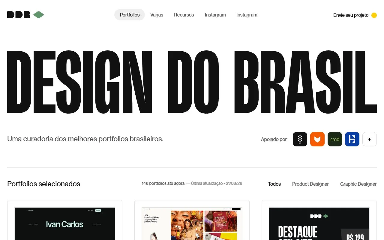 Miniatura do site Design do Brasil