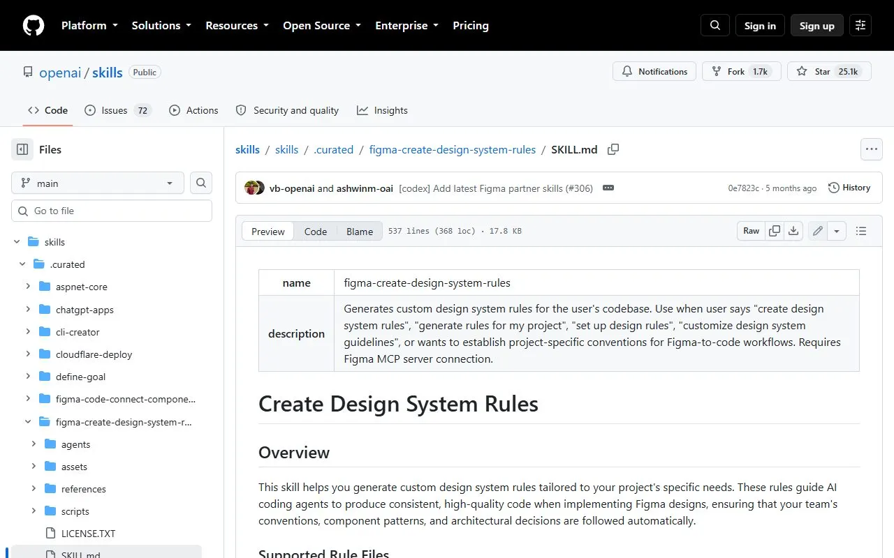 Miniatura do site Design System Rules · OpenAI