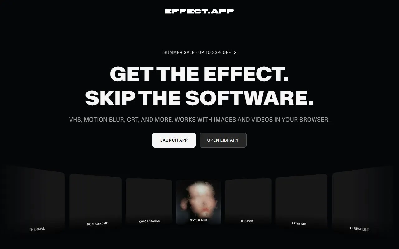 Miniatura do site Effect.app · ASCII