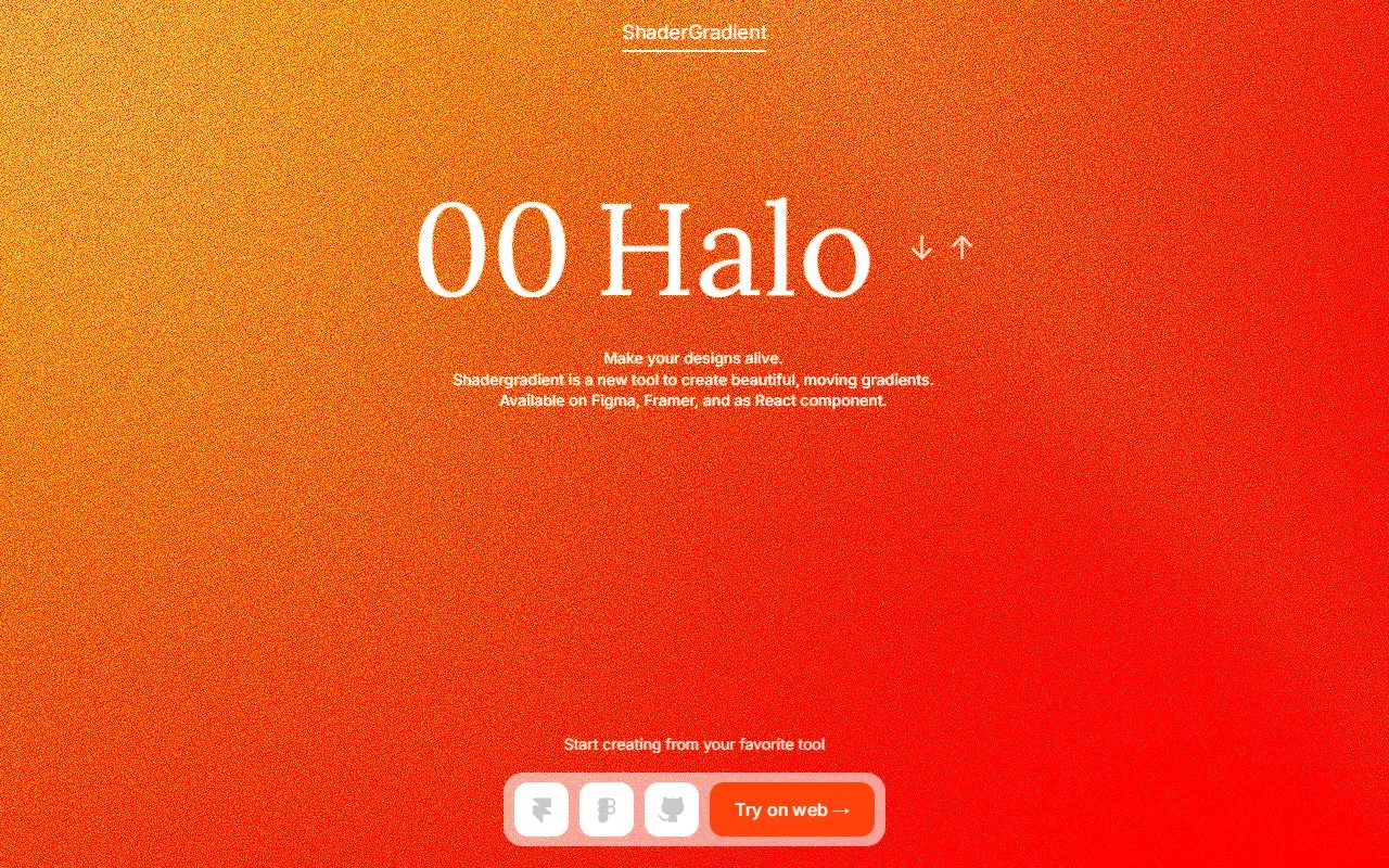 Miniatura do site ShaderGradient
