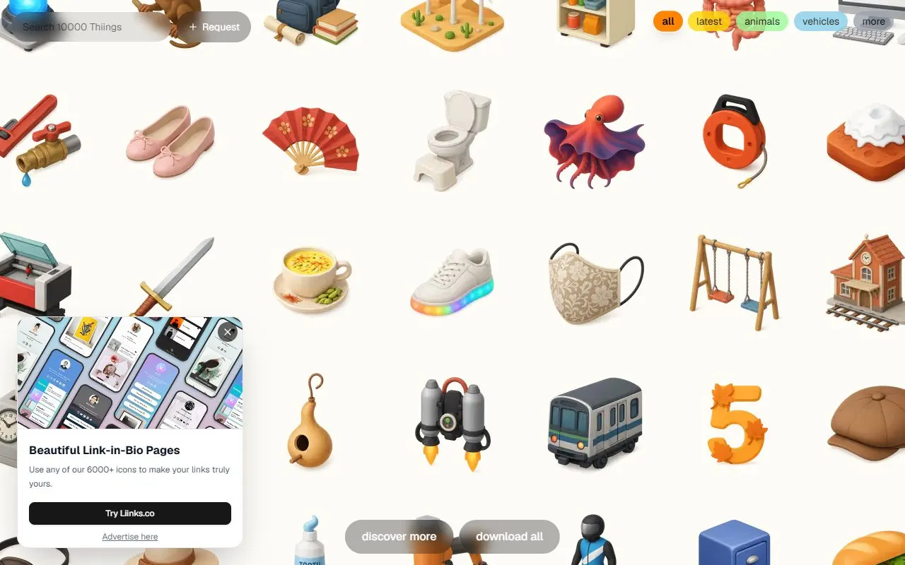 Miniatura do site Thiings