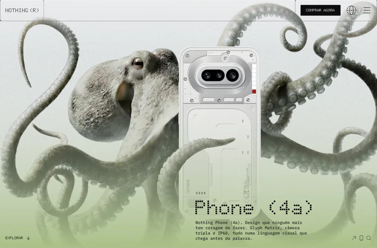 Site feito por aluno, case 2