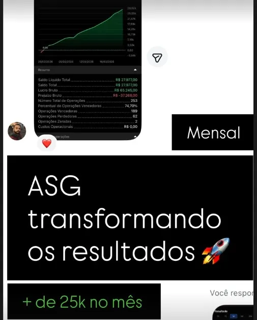 Depoimento de aluno da Estratégia ASG