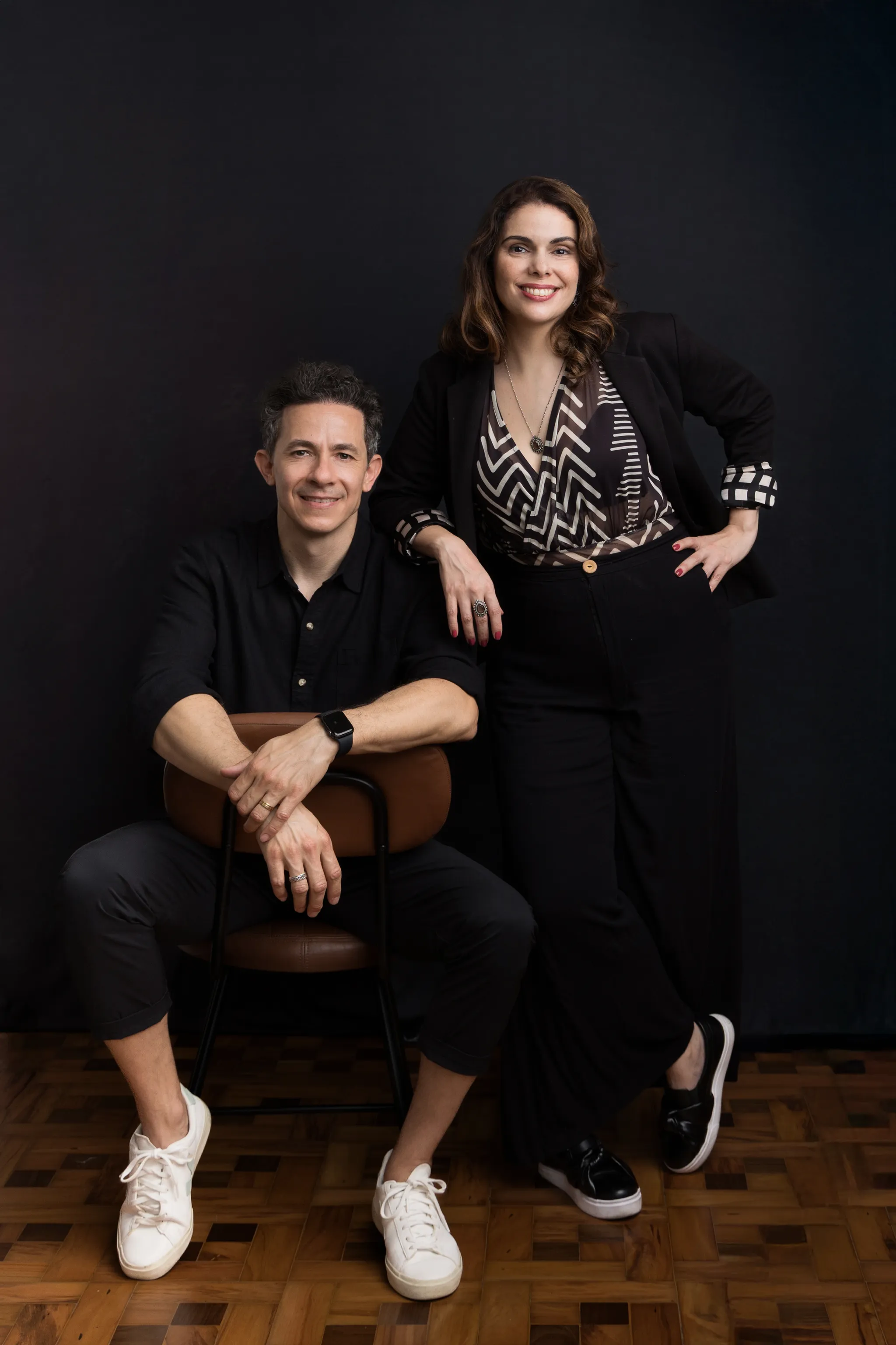 Kleber Martins e Daniela Beneti, sócios-fundadores do Estúdio COR