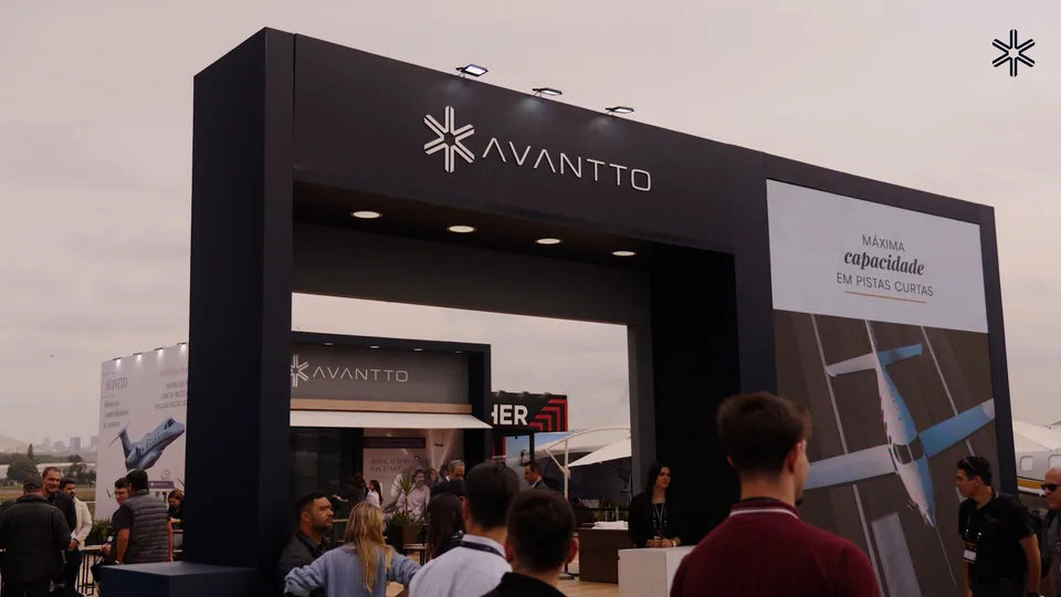 Frame do vídeo Labace 2025, Avantto — feira e congresso